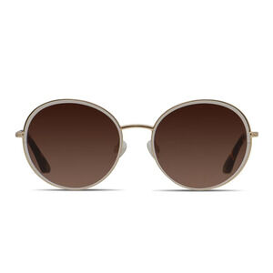 AMELIA E. 32-001523 RX CLEAR GOLD / WHITE EYEGLASSES SUNGLASSES FRAMES 53-18